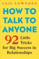 Go to record How to talk to anyone : 92 little tricks for big success i...